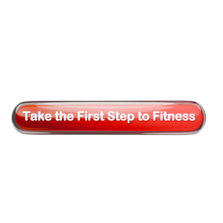 Take The First Step To Fitness  3D Icon