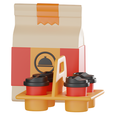 Takeaway Food  3D Icon