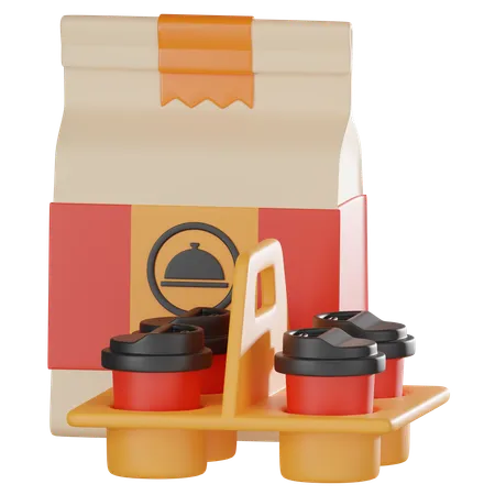 Takeaway Food  3D Icon