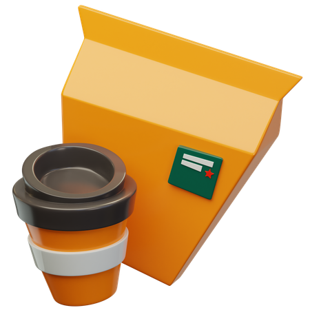 Takeaway Food  3D Icon