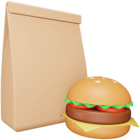 Takeaway Food  3D Icon
