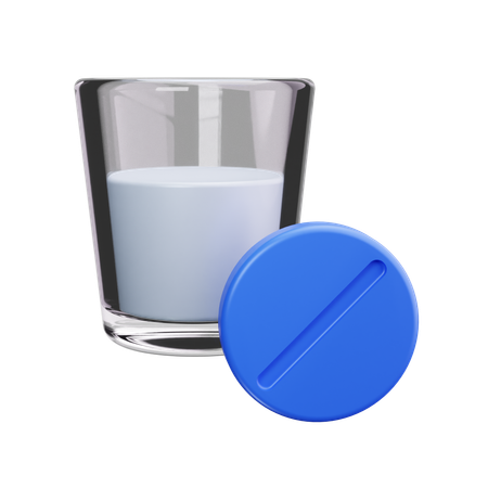 Taking Pill  3D Icon