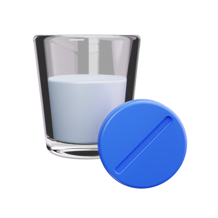 Taking Pill  3D Icon