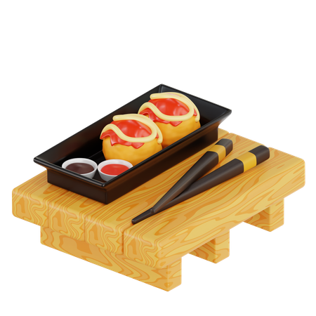 Takoyaki  3D Icon