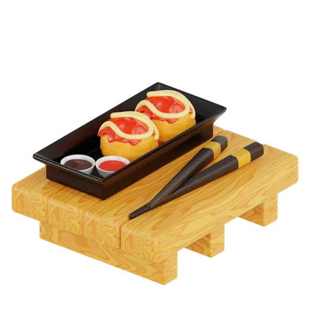 Takoyaki  3D Icon