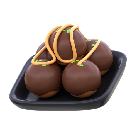 Takoyaki  3D Icon