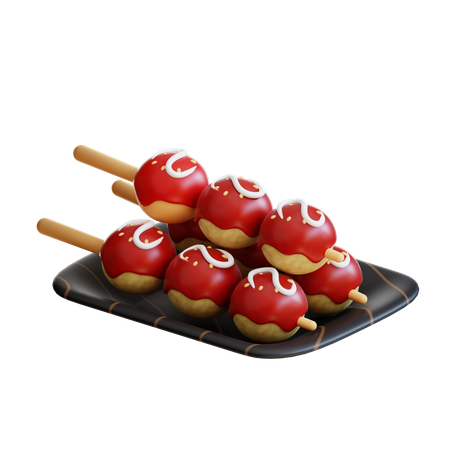 Takoyaki  3D Icon