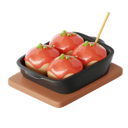 Takoyaki  3D Icon