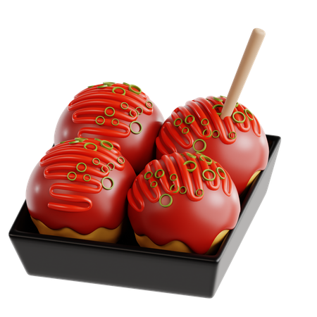 Takoyaki  3D Icon