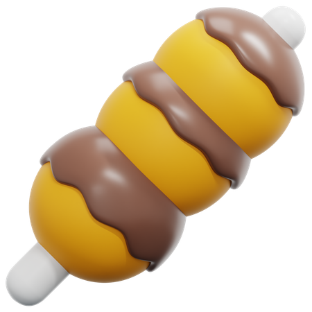 Takoyaki  3D Icon