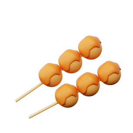 Takoyaki  3D Icon
