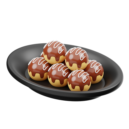 Takoyaki  3D Icon