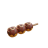takoyaki stick emoji 3d