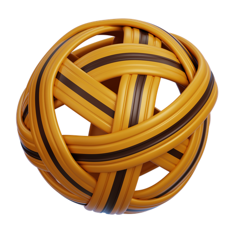 Boule de takraw  3D Icon