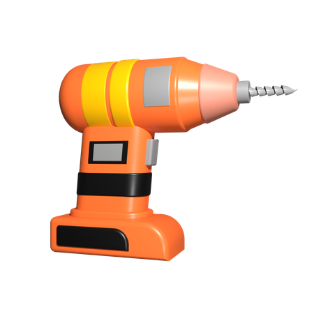 Taladro  3D Icon