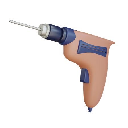 Taladro  3D Icon