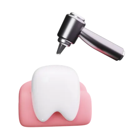 Taladro dental  3D Icon