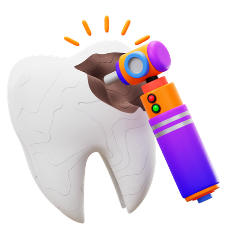 Taladro de dientes  3D Icon