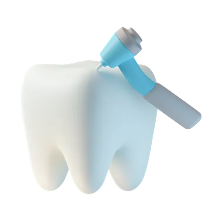 Taladro de dientes  3D Icon