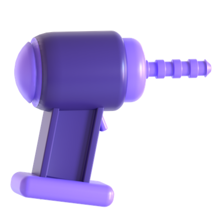Taladro eléctrico  3D Icon