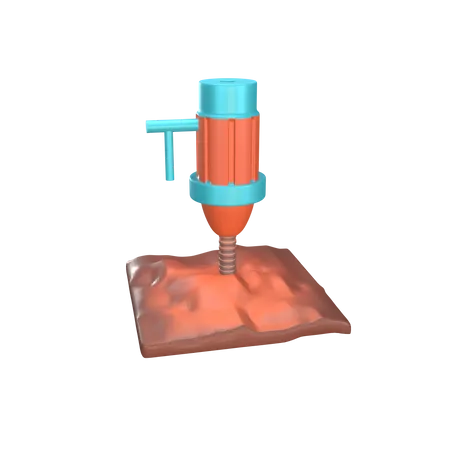 Taladro de suelo  3D Icon