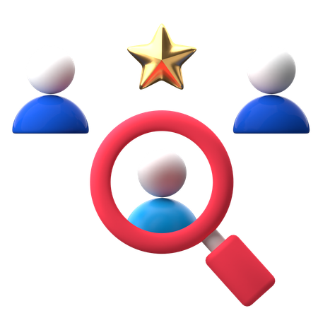 인재 풀  3D Icon