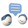talk emoji 3d