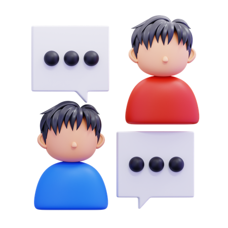 Talk  3D Icon