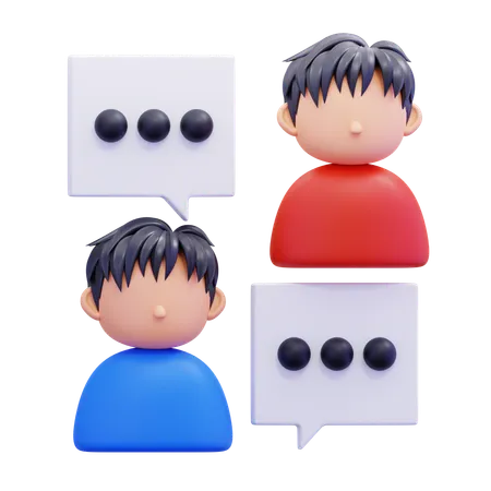 Talk  3D Icon