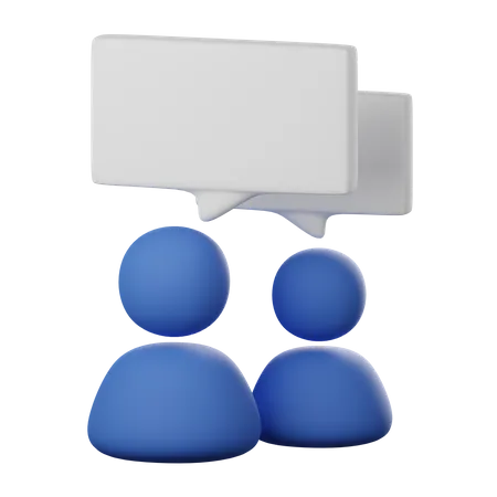 Talk  3D Icon