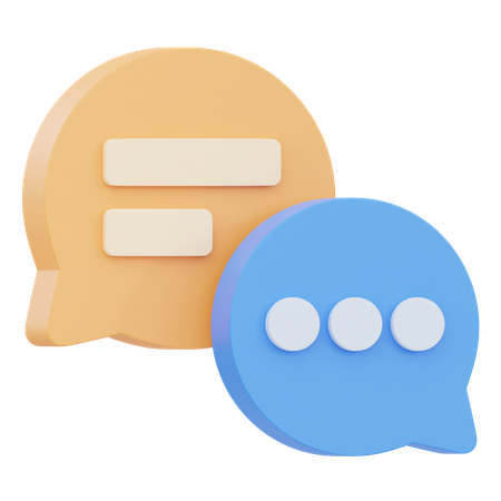 Talk  3D Icon