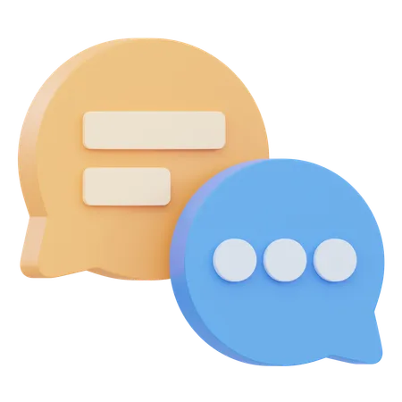 Talk  3D Icon