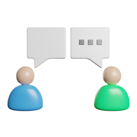 Talk  3D Icon