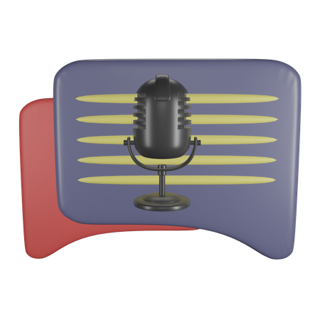 Talk  3D Icon