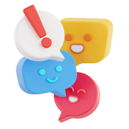 Talking  3D Icon