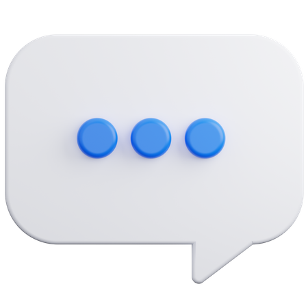 Talking Chat  3D Icon