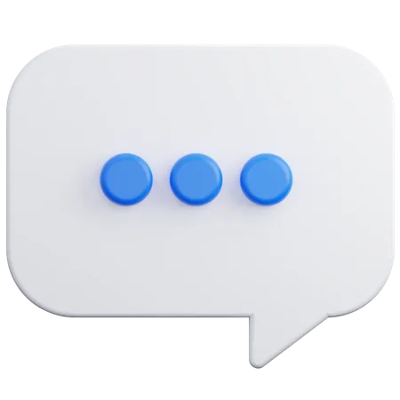 Talking Chat  3D Icon