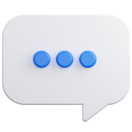 Talking Chat  3D Icon