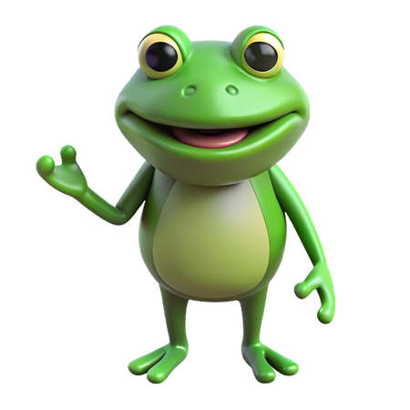 Talking Frog  3D Icon