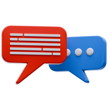Talks  3D Icon