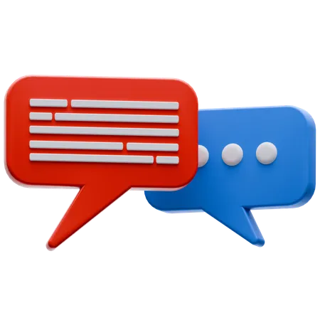 Talks  3D Icon