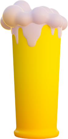 Tall Beer Glass  3D Icon