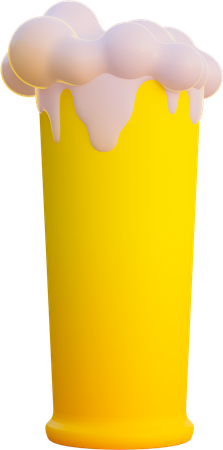 Tall Beer Glass  3D Icon