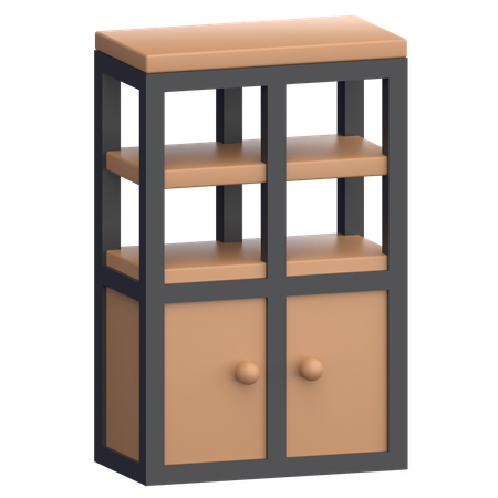 Tall Cabinet  3D Icon