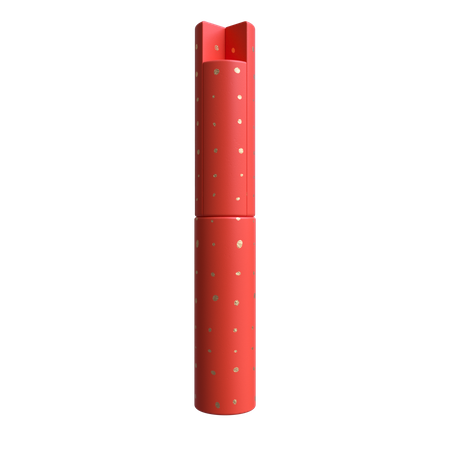Tall Cylinder With Cut 3D Illustration