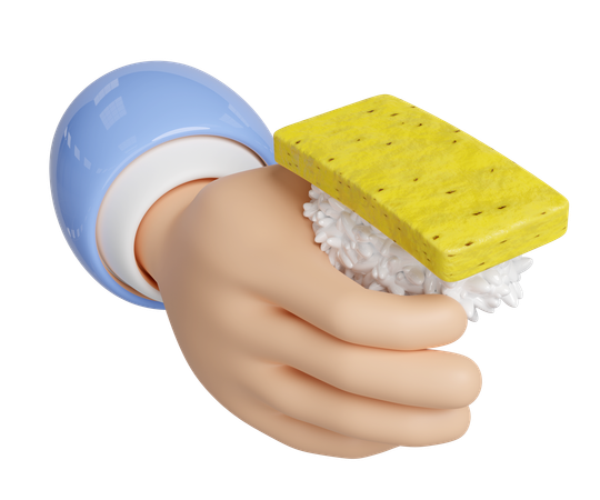 Tamago Nigiri  3D Icon