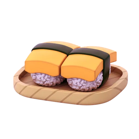 Tamago Nigiri  3D Icon