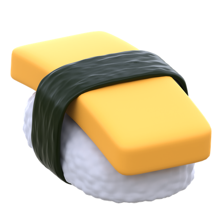 Tamago Sushi  3D Icon