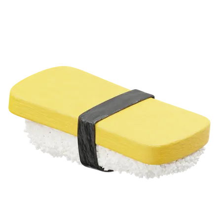 Tamago Sushi  3D Icon