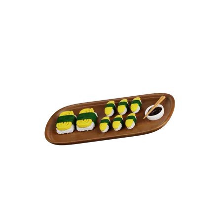 Tamago Sushi  3D Icon